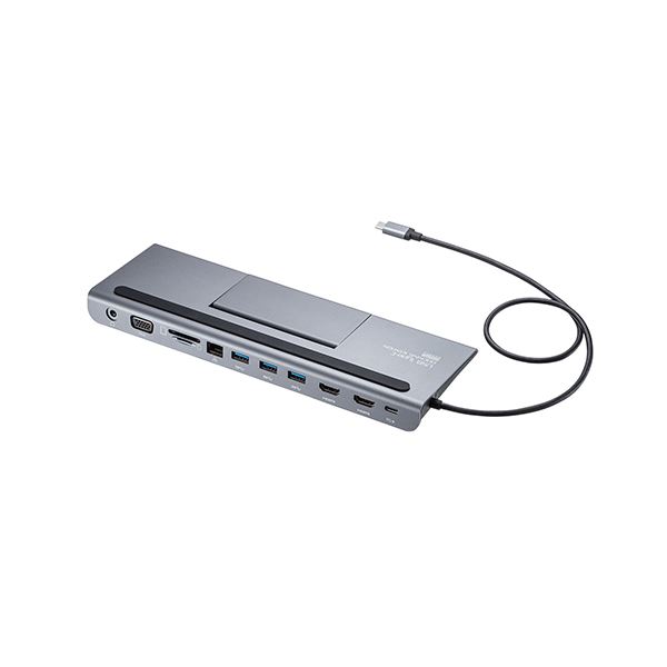 【百貨店SALEでP最大限度47倍】サンワサプライ USB Type-C縛ステイション（HDMI/VGA相応う） USB-CVDK8