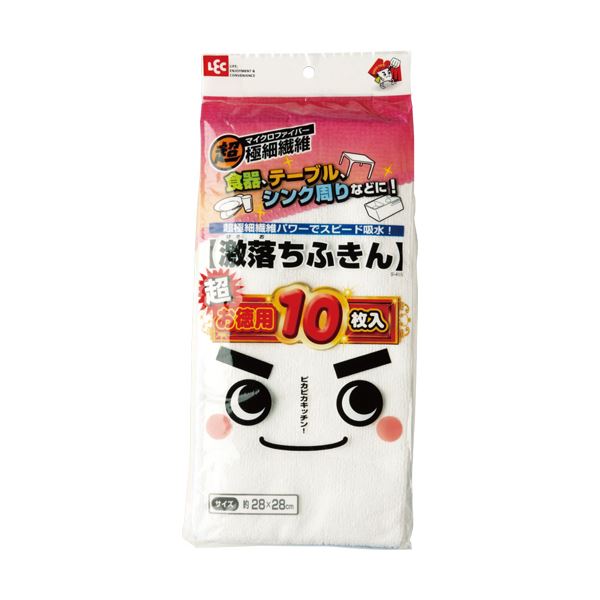 【ポイント20倍】（まとめ）レック 激落ちふきん お徳用 S-415 1パック（10枚）【×10セット】