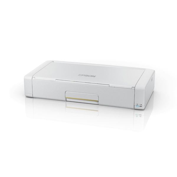 【ポイント20倍】エプソン A4モバイルインクジェットプリンター／バッテリー内蔵／Wi-Fi5GHz対応／ホワイトモデル PX-S06W