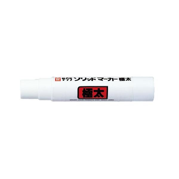 【ポイント20倍】(まとめ）サクラクレパス ソリッドマーカー極太 SC-L#50 白【×10セット】