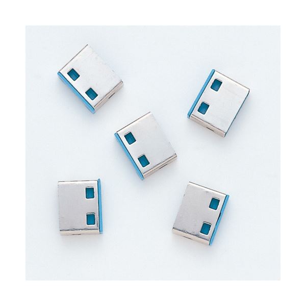 【ポイント20倍】（まとめ）サンワサプライSL-46-BL用取付け部品 ブルー SL-46BLOP 1パック(5個)【&times;3セット】｜インテリアの壱番館