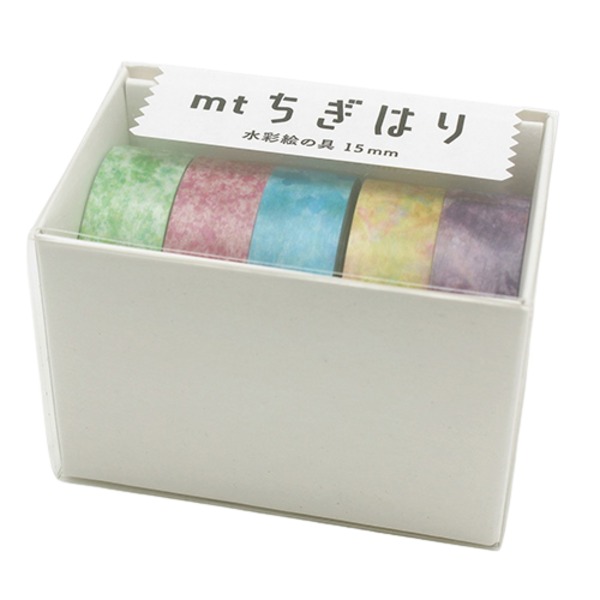 【マラソンでP最大49倍】（まとめ） mtちぎはり 創作用マスキングテープ 水彩絵の具セット MTTIGIS02 【×3セット】