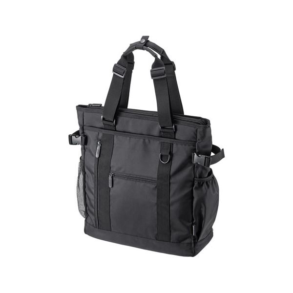 【マラソンでポイント最大47.5倍】サンワサプライ 3WAYビジネストートバッグ ブラック BAG-BT3BK｜インテリアの壱番館