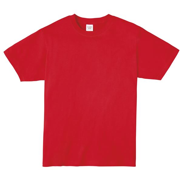【マラソンでP最大49倍】（まとめ）ATドライTシャツ 130cm レッド 150g ポリ100% 【×10個セット】