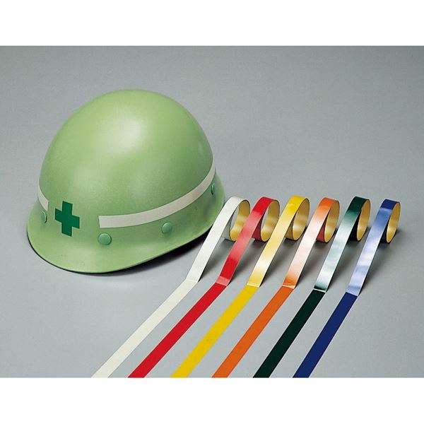【ポイント20倍】ヘルメット用ライン HL-B(大) ■カラー：反射赤 【10本1組】 【単品】【代引不可】