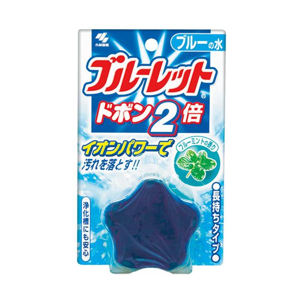 【クーポン配布中】（まとめ） 小林製薬 ブルーレットドボン2倍 ブルーミント【×30セット】
