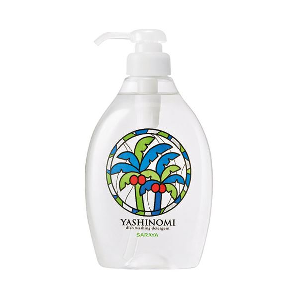 【クーポン配布中＆マラソン対象】(まとめ）サラヤ ヤシノミ洗剤 本体 500mL ポンプ付【×10セット】