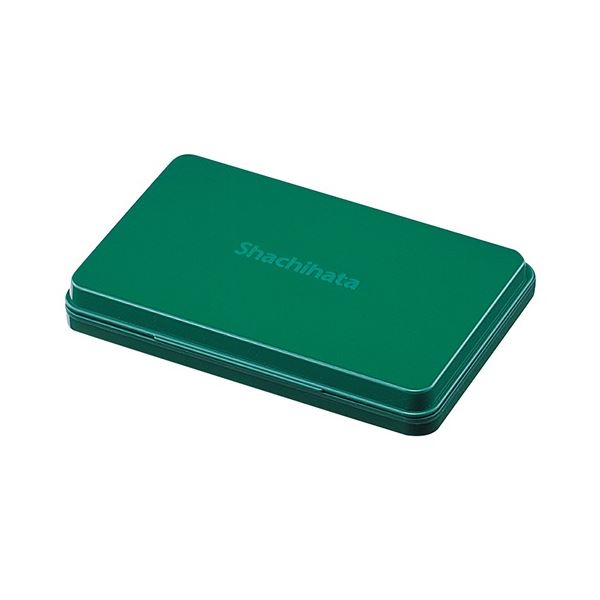 【ポイント20倍】(まとめ) シヤチハタ スタンプ台 大形 緑 HGN-3-G 1個 【×5セット】