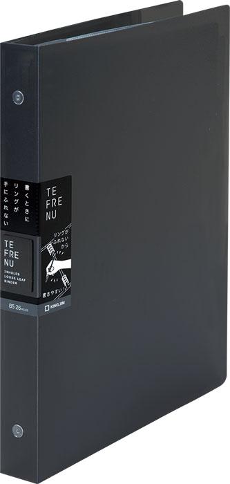 【ポイント20倍】(まとめ）キングジム バインダーノート　テフレーヌ（ワイド） 478TTEクロ 【×20セット】