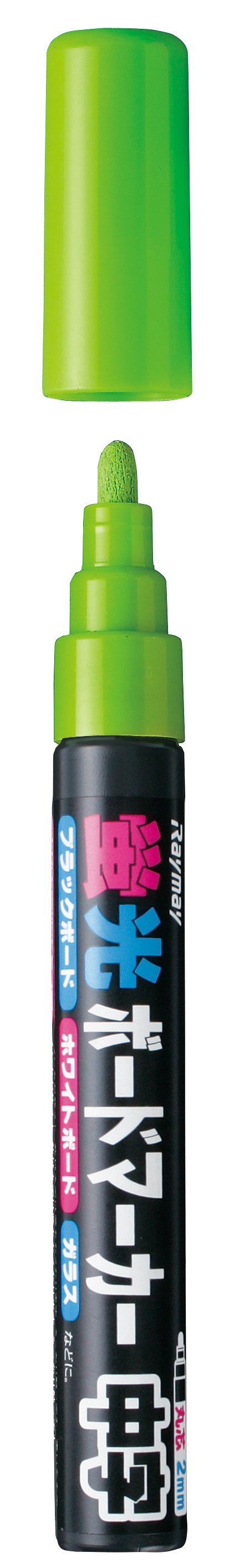 【マラソンでP最大47倍】(まとめ）レイメイ藤井 蛍光 ボードマーカー (中字) グリーン LBM252M 【×50セット】