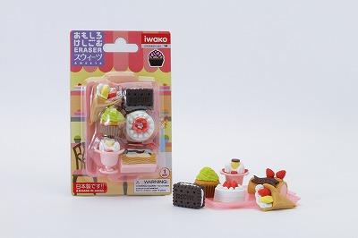 【クーポン配布中】(まとめ）イワコー ブリスターケシゴム スウィーツ ER-BRI017 【×20セット】
