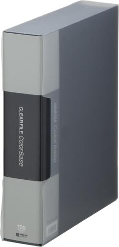 【クーポン配布中＆マラソン対象】(まとめ）キングジム クリアーファイル　カラーベース　クイント 132-5Cクロ 【×3セット】 9,865円