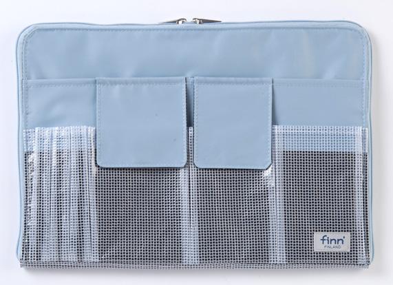 【ポイント20倍】(まとめ）セキセイ フィンダッシュ バッグインバッグ クラウド FINN-7721-67 【×5セット】