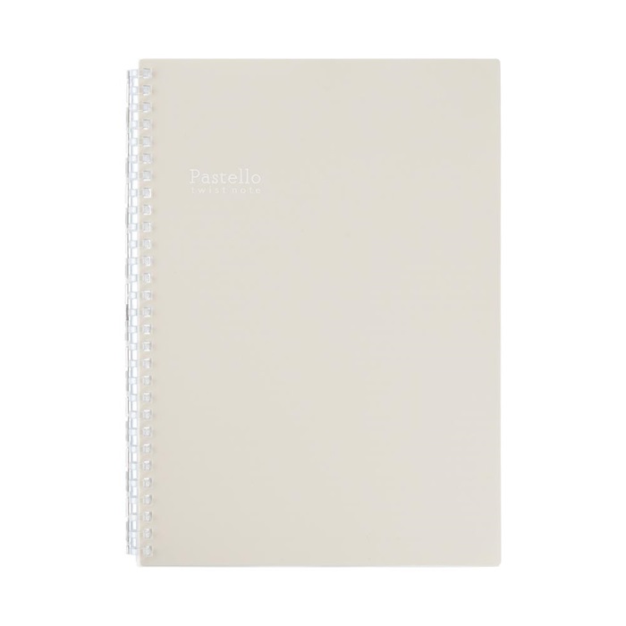 【ポイント20倍】(まとめ）リヒトラブ Pastelloツイストノート　セミB5　ベージュ N-1908-16 【×30セット】 20,880円