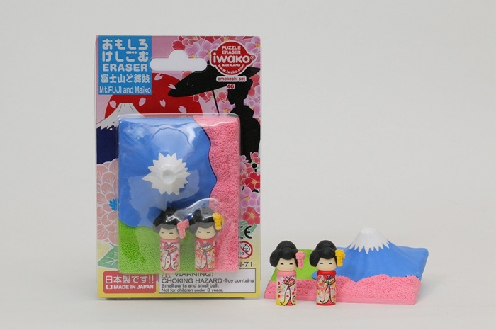 【クーポン配布中】(まとめ）イワコー ブリスターケシゴム富士と舞妓 ER-BRI051 【×20セット】