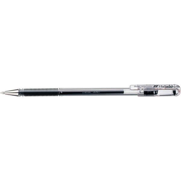 【クーポン配布中＆マラソン対象】(まとめ）ぺんてる ハイブリッド　0.5mm　黒 K105-GA クロ 【×100セット】