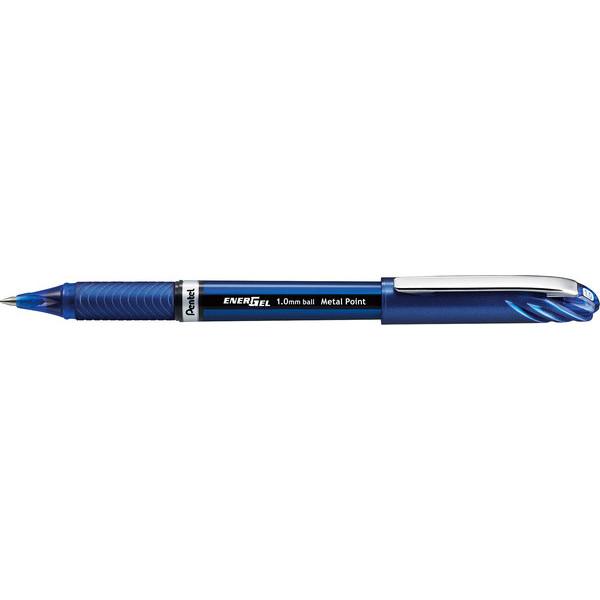 【マラソンでP最大49倍】(まとめ）ぺんてる エナージェルユーロ　1.0mm　青 BL30-C 【×50セット】
