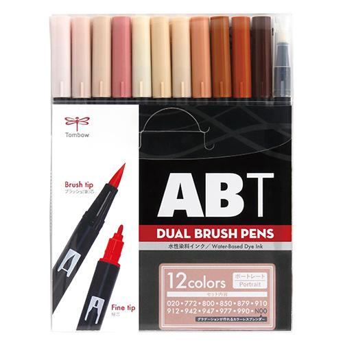 【クーポン配布中】(まとめ）トンボ鉛筆 ABT多色セット12色ポートレート AB-T12CPO 【×3セット】