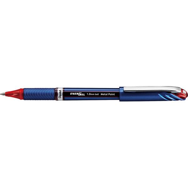 【ポイント20倍】(まとめ）ぺんてる エナージェルユーロ 1.0mm 赤 BL30-B 【×50セット】