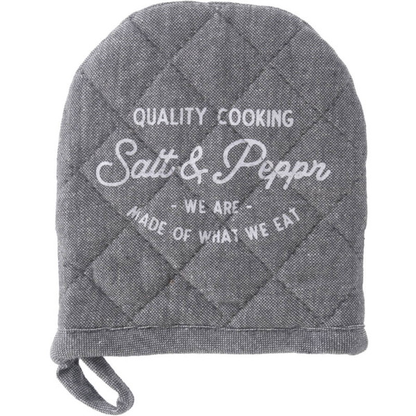 【マラソンでP最大49倍】【まとめ】ミトン　Ｓａｌｔ＆Ｐｅｐｐｅｒ　チャコール 【×6セット】