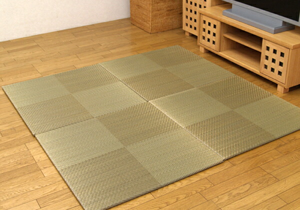 【百貨店SALEでP最大限度47倍】純国産 置き畳 単一のもの畳 『シンプルノア』 赤銅色 82×82×1.7糎（9枚1仕掛ける） 軽さ手合い【赤銅色】 【代引不可】