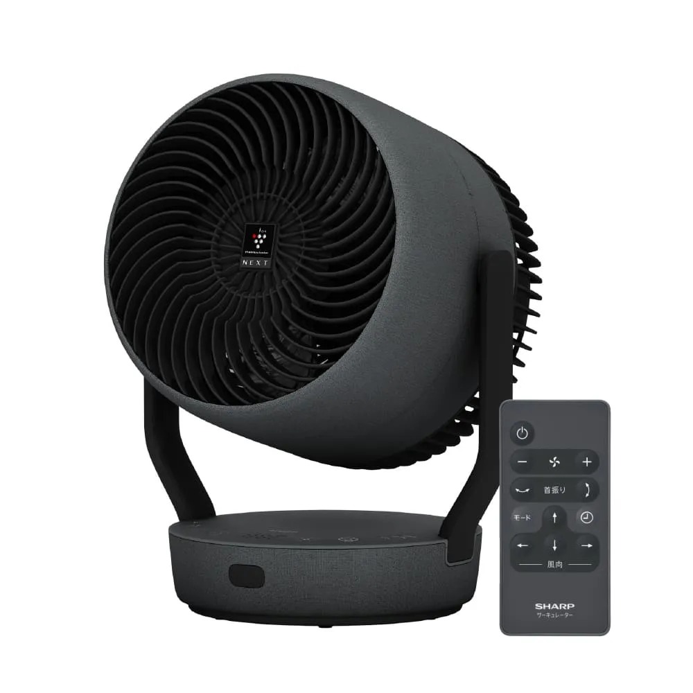 【あすらく】シャープ プラズマクラスターサーキュレーター PK-18S03-B ブラック 大風量 プラズマクラスターNEXT搭載｜カー用品・家電通販の1BOX