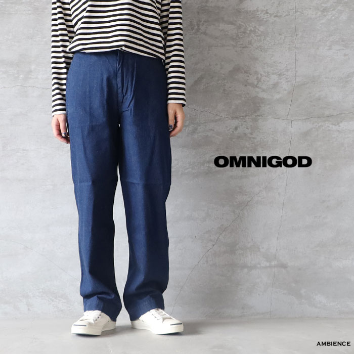 OMNIGOD オムニゴッド10薬局衡オンスジーンズ ボーイズデニムトラウザー日本製 インディゴ 米国海軍 ゆう容器に並べる送りとどける c-a