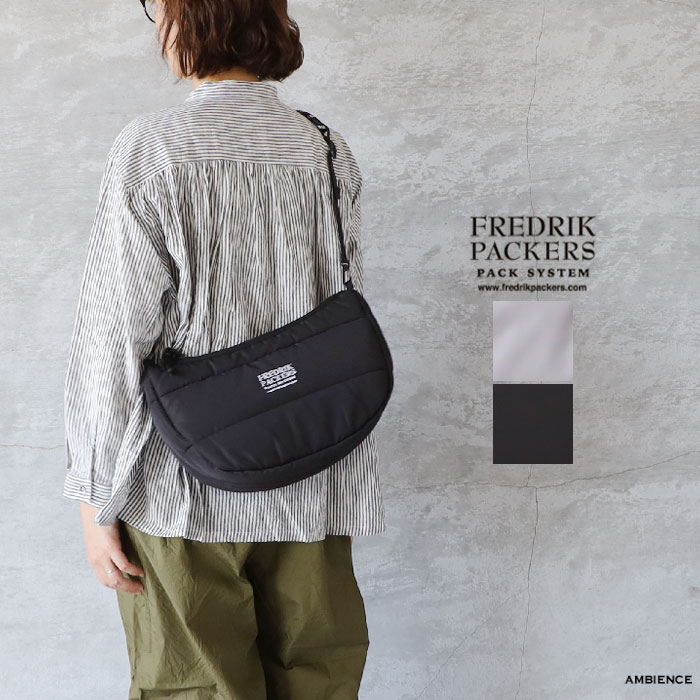 【10％OFFクーポン配布中】 FREDRIK PACKERS フレドリックパッカーズ BAUM SHOULDER ショルダーバッグ ゆうパック発送 グレー ブラック