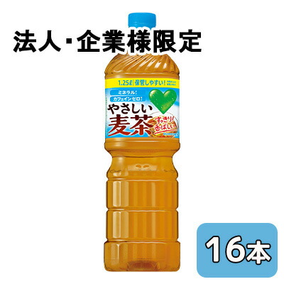 【法人・企業限定販売】[取寄] サントリー GREEN DA・KA・RA やさしい 麦茶 1.25L PET 16本 (8本×2ケース) グリーン ダカラ 送料無料 50554 4,017円