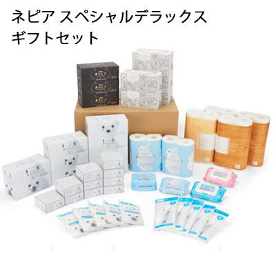 【ポイント3倍 4/4 20時から】 【個人様購入可能】●ネピア ギフト セット Dコース（スペシャルデラックスセット） 送料無料 73934