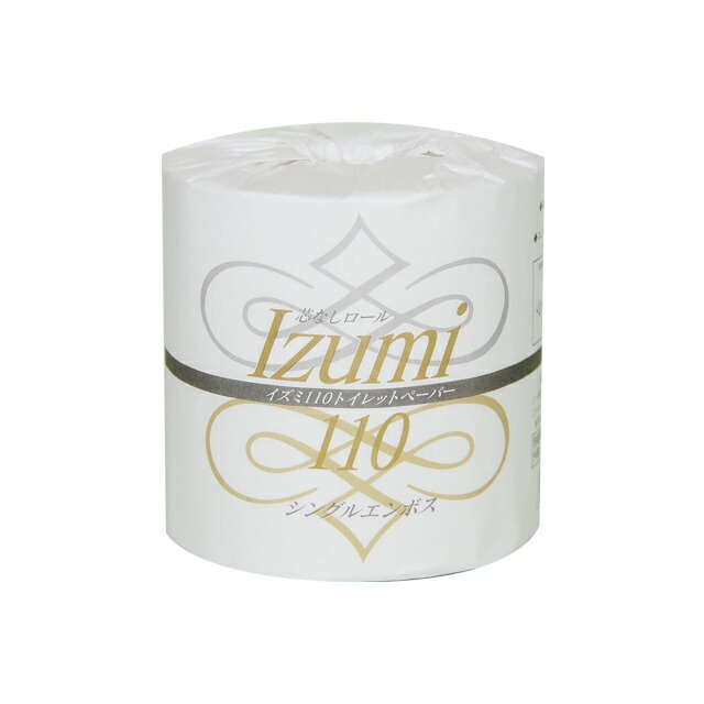 【ポイント3倍 4/4 20時から】 【個人様購入可能】●泉製紙 イズミ 110 トイレットペーパー シングル 芯なし 60ロール 送料無料 00657 5,372円