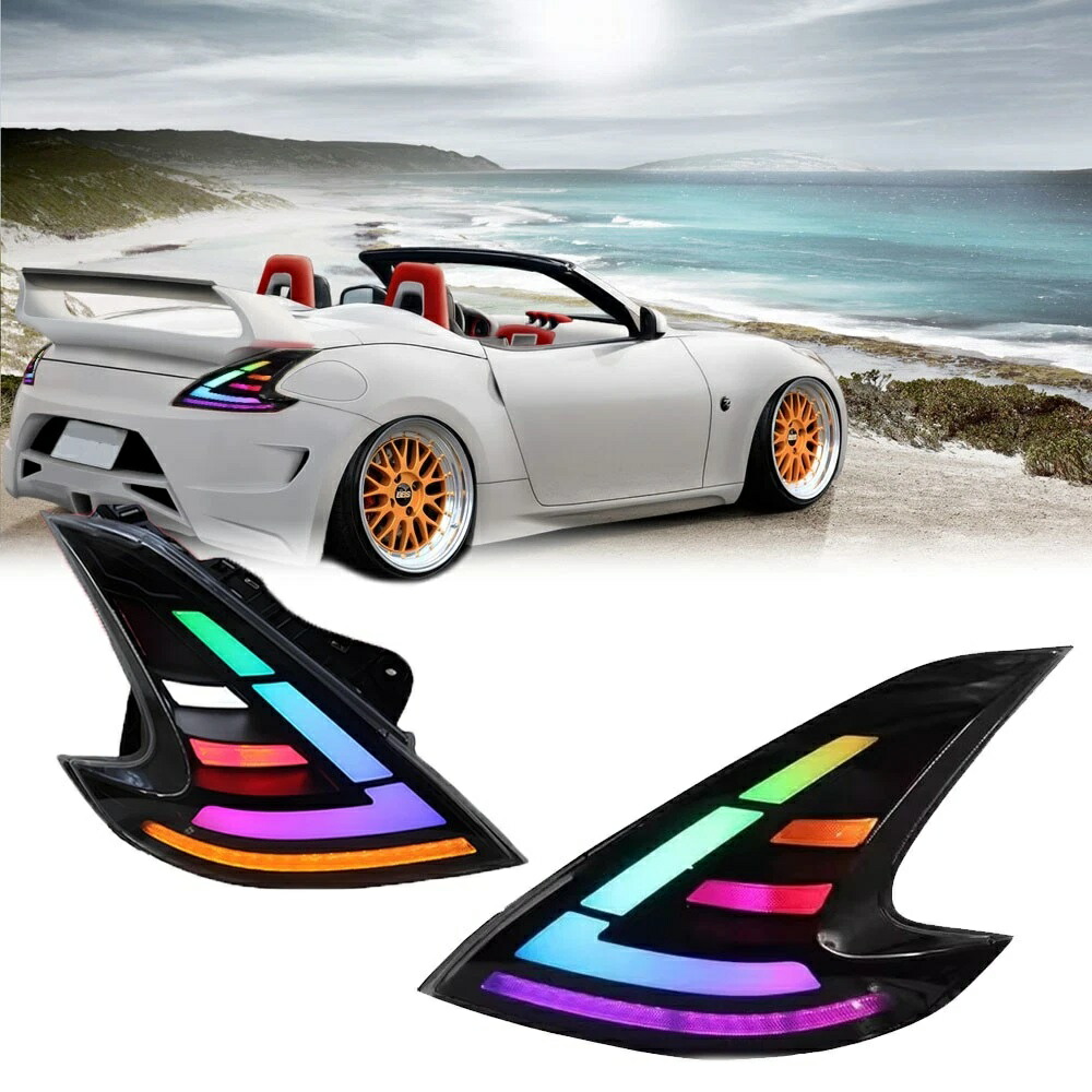 日産/ニッサン/NISSAN フェアレディZ Z34/370Z 前/後期 '08～'21 RGBタイプ ダイナミックスタートアップ シーケンシャル 流れるウインカー スモーク フルLED テールライト/ランプ 未使用 送料無料 108,900円