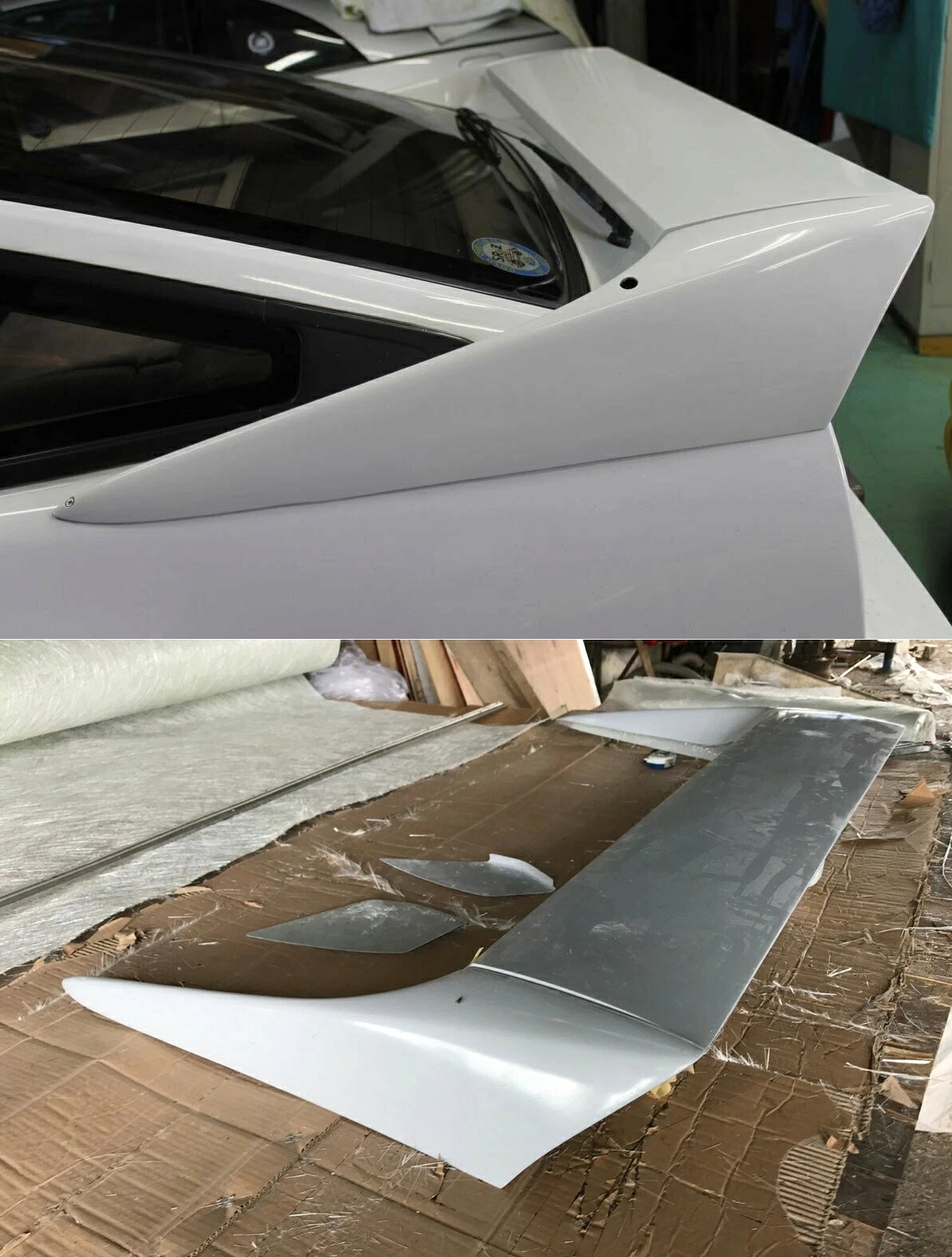 日産 フェアレディZ Z31/300ZX 前期/後期 '83～'89 社外 FRP製 リヤ/リア トランクスポイラー ダックテール/ビル ウイング エアロパーツ エアロ パーツ カスタム V.3未使用品 未塗装品