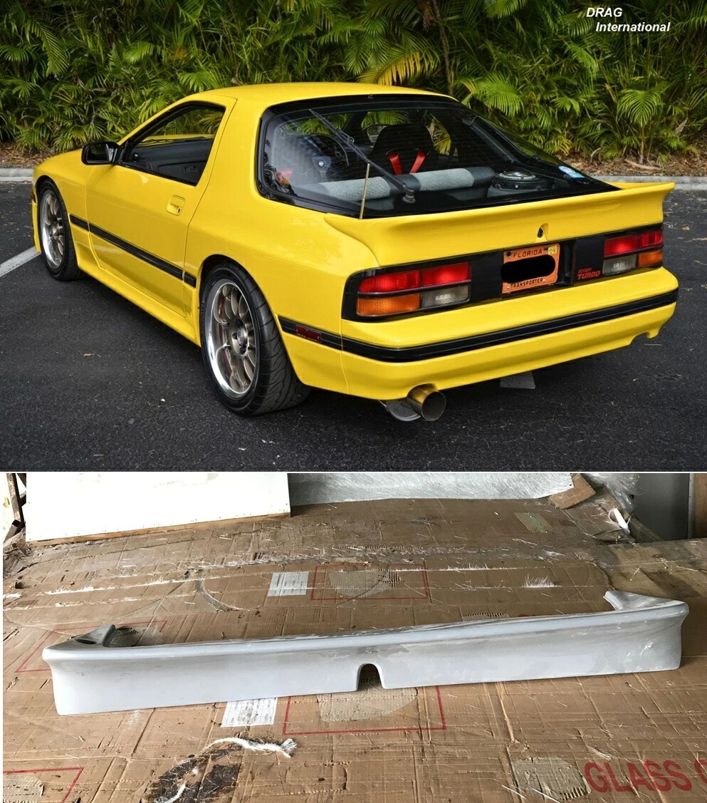 マツダ サバンナ RX-7 FC3S '85～'91 社外 FRP製 リヤ/リア トランク スポイラー ダックテール/ビル ウイング エアロパーツ エアロ パーツ カスタム 未使用品 未塗装品 V.1 49,680円