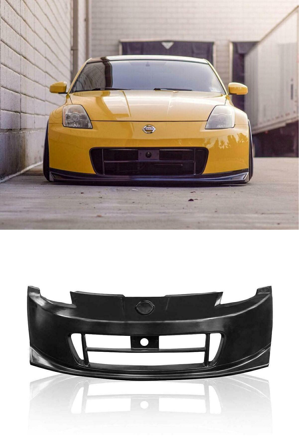 日産 5代目 フェアレディZ Z33/350Z '02~'08 前期/後期 社外品 ウレタン製 フロントバンパー V.3 エアロ パーツ カスタム 未使用 未塗装品|スマートキー キーケース ONESENSE