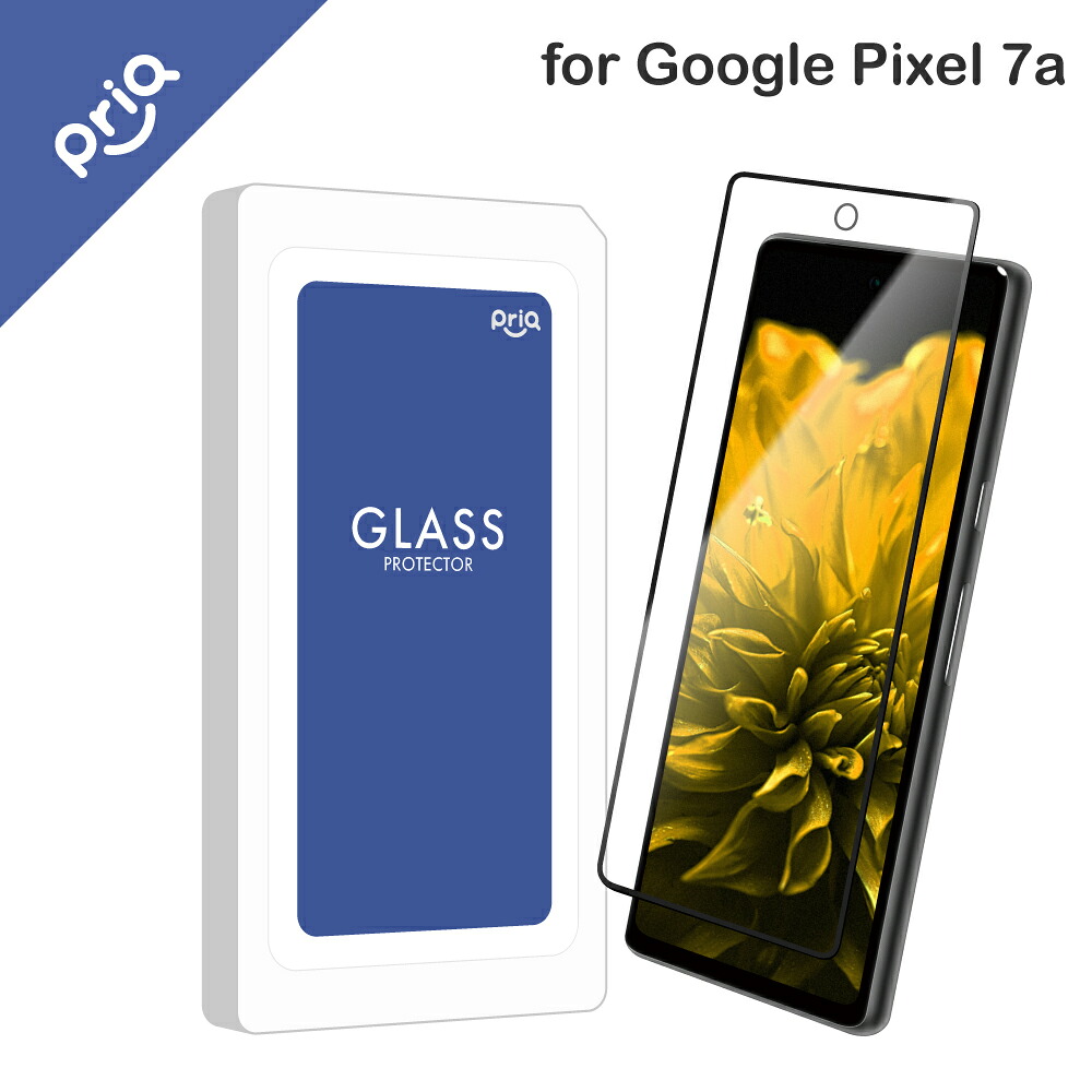 【楽天市場】【メール便 送料無料】 [PriQ] Google Pixel 7a ガラスフィルム 「GLASS PREMIUM FILM」全 ...