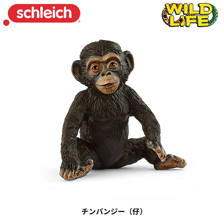 楽天市場】シュライヒ schleich チンパンジー(仔) 男の子 女の子 3歳