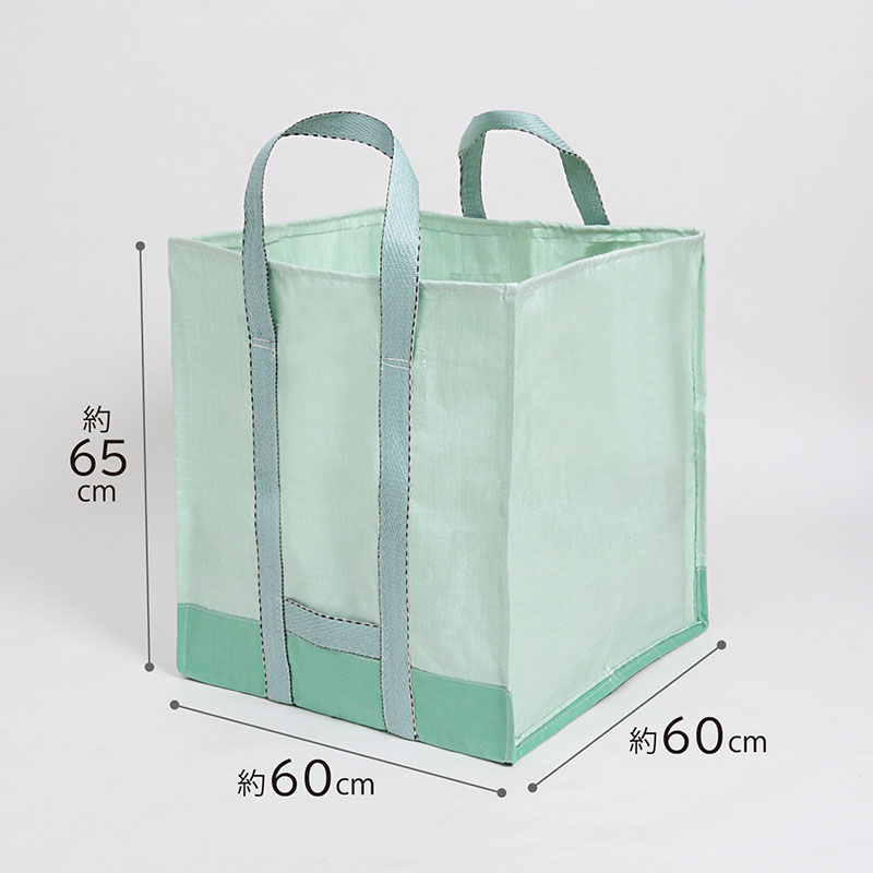 低反発 腰用 万能フゴ 5枚組 55cm×55cm×高さ60cm 収穫袋 造園袋 自立式フゴ