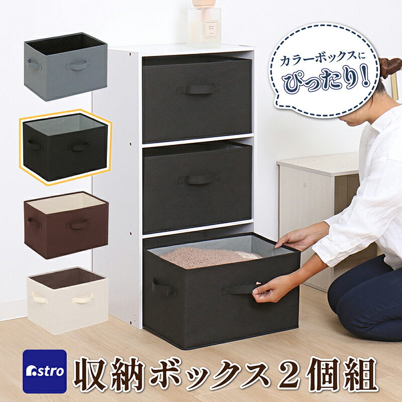 楽天市場】【最大20%OFFクーポン】収納ボックス 2個セット
