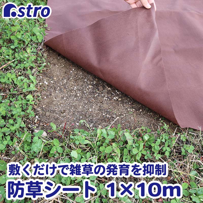 楽天市場】アストロ 防草シート 1×10M 固定ピン12本付き グリーン 耐候剤配合 厚地不織布 耐久性 通水性 長期間使用プロ仕様 園芸用防草シート  602-38 大口注文対応可(在庫要確認) 【月間優良ショップ受賞】 : アストロ Official Shop