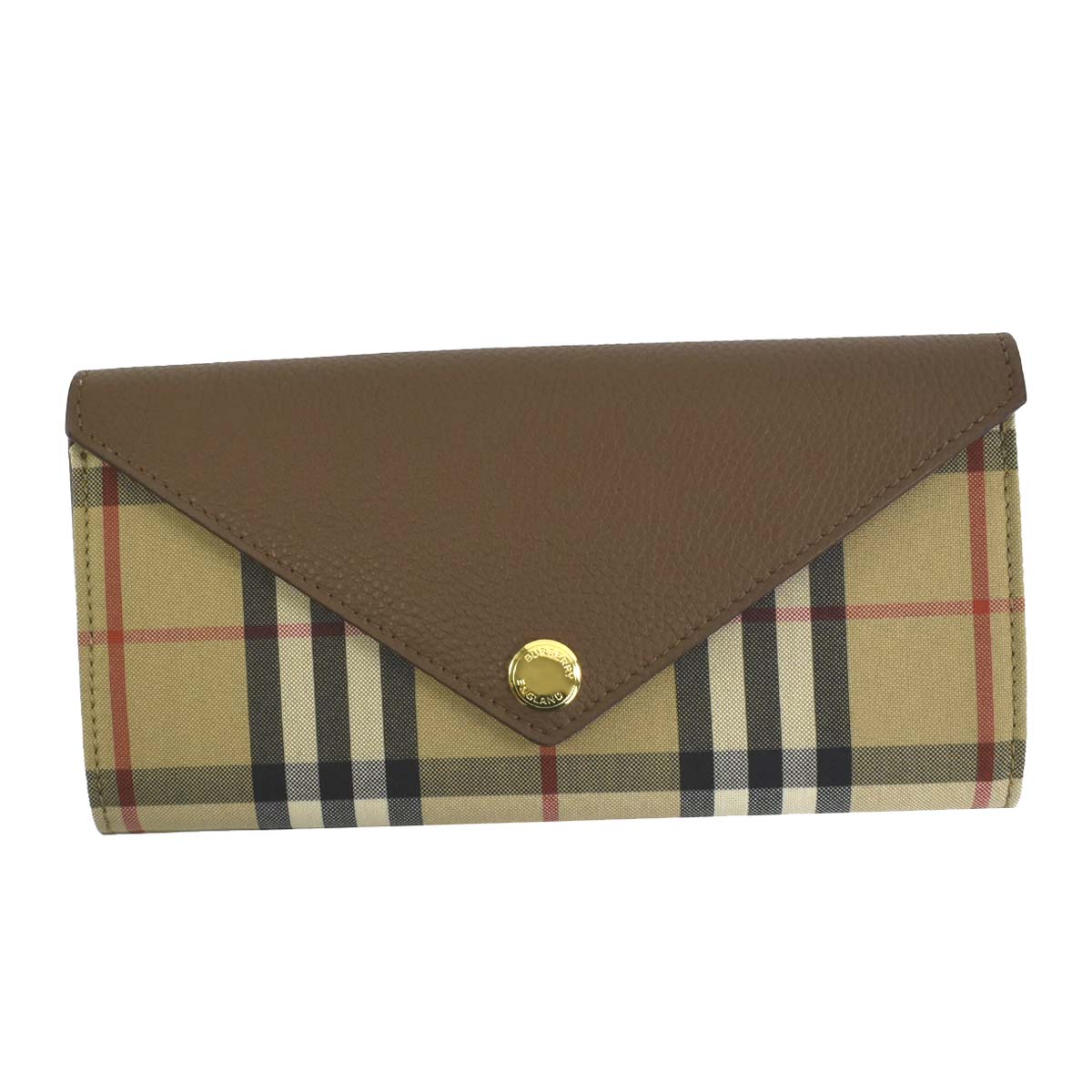 50 Off バーバリー Burberry 長財布 ヴィンテージチェック ロングウォレット レディース ブラウン Halton Ev A1363 Tan 気質アップ Blog Jotajota Net Br