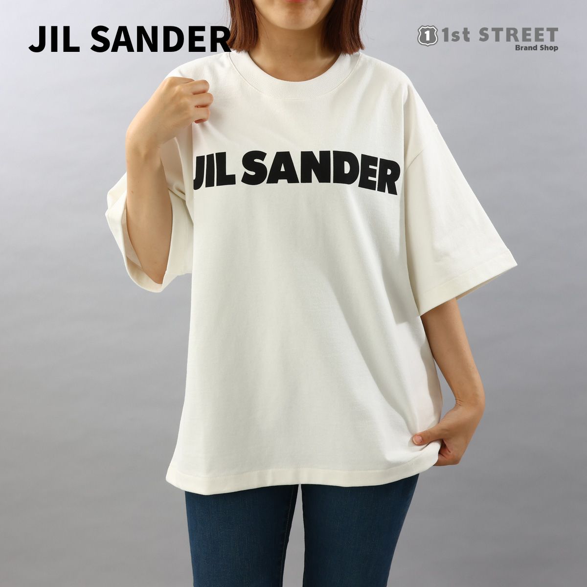 楽天市場】ジルサンダー JIL SANDER レディースTシャツ ホワイト