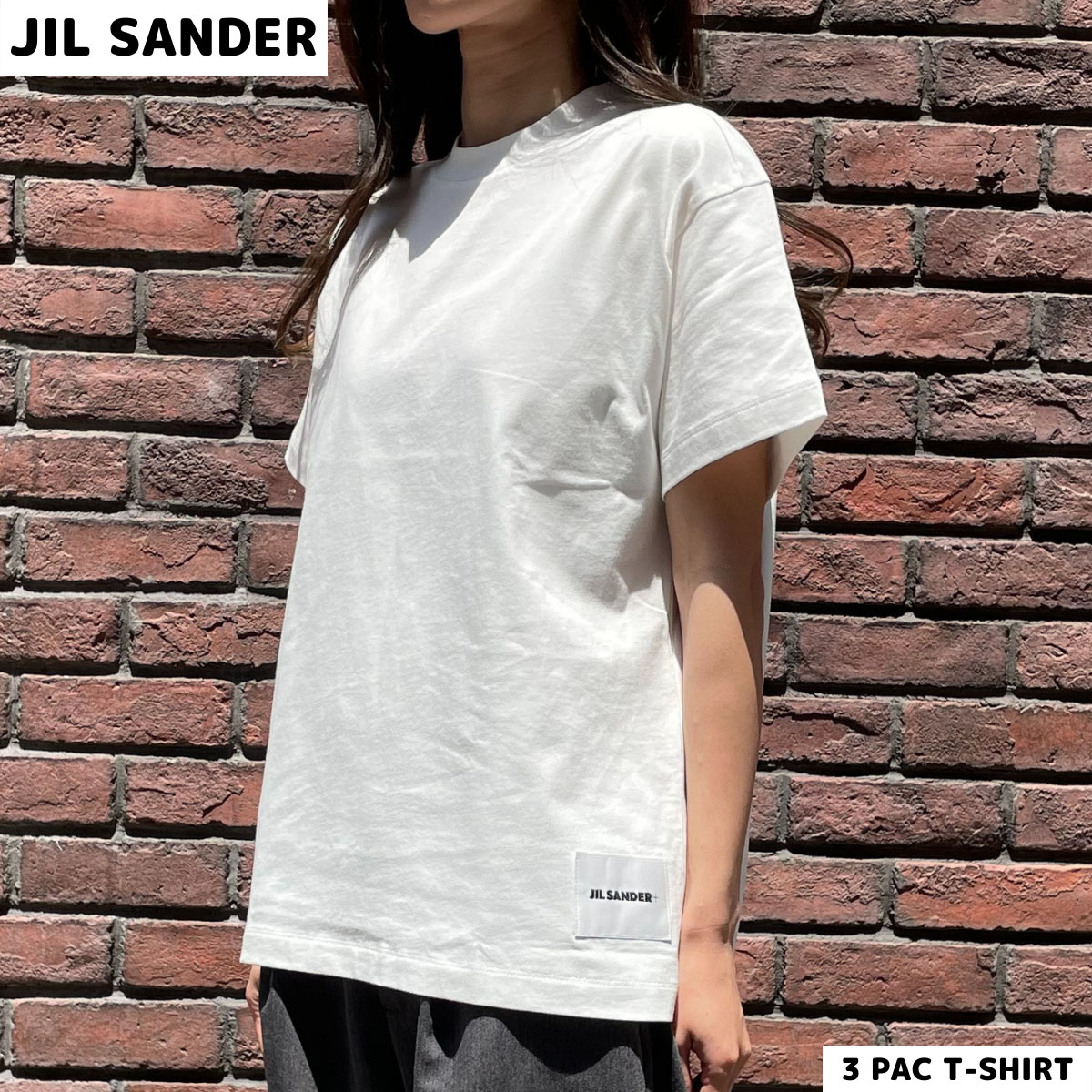 新品 JIL SANDER ジルサンダー パックT １枚 Tシャツ S - Tシャツ(半袖