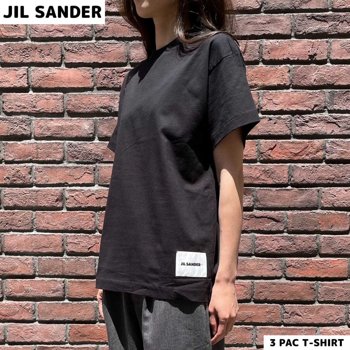 楽天市場】ジルサンダー JIL SANDER レディースTシャツ 3枚パック