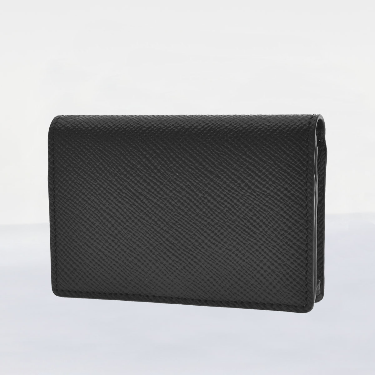 スマイソン Smythson 名刺入れ カードケース レディース Blackバッグ 小物 ブランド雑貨 メンズ パナマ レディース ブラック C Case 財布 ケース Stud P Panama Black Folded Light Steel 人気ブラドン