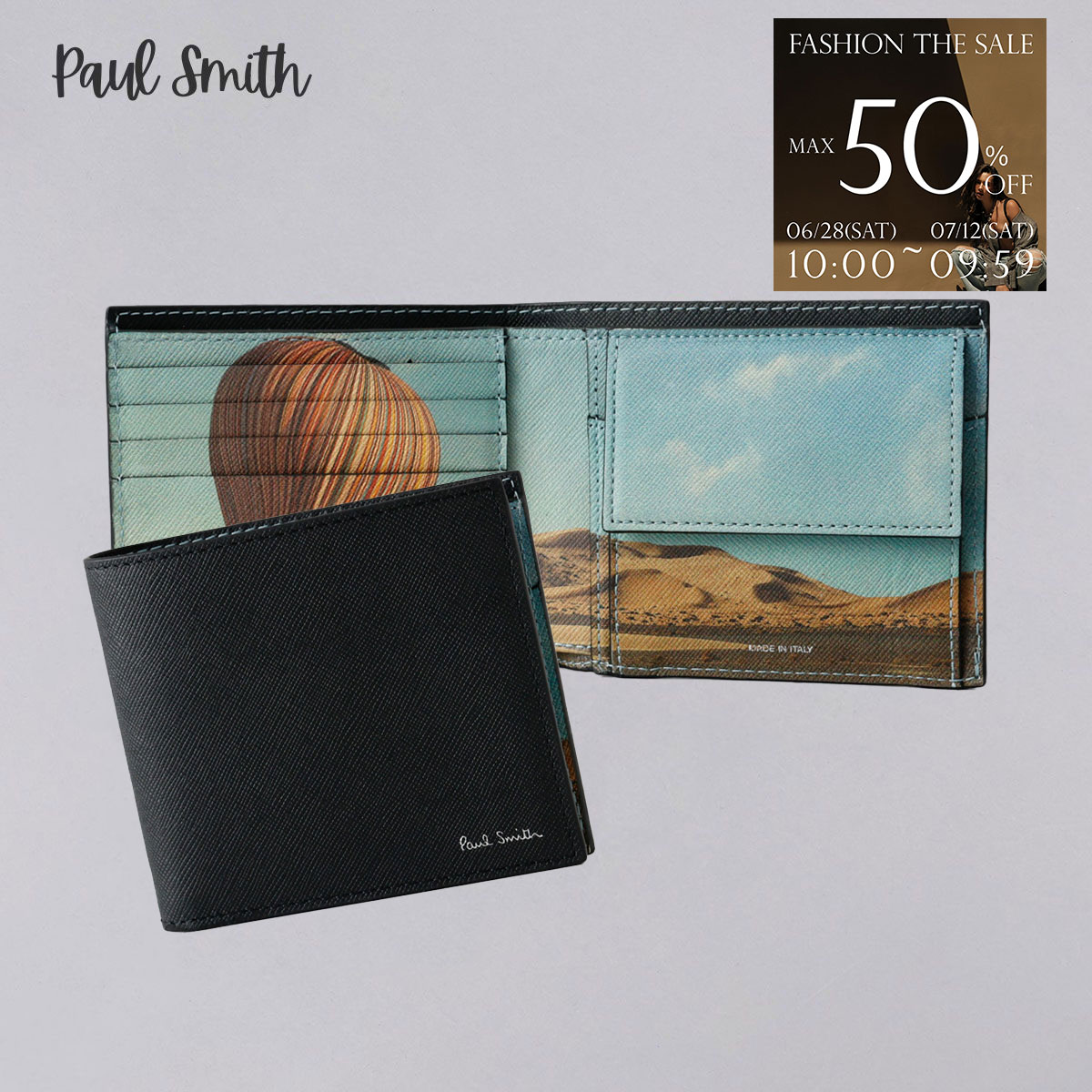 楽天市場】ポールスミス PAUL SMITH 財布 メンズ 二つ折り財布