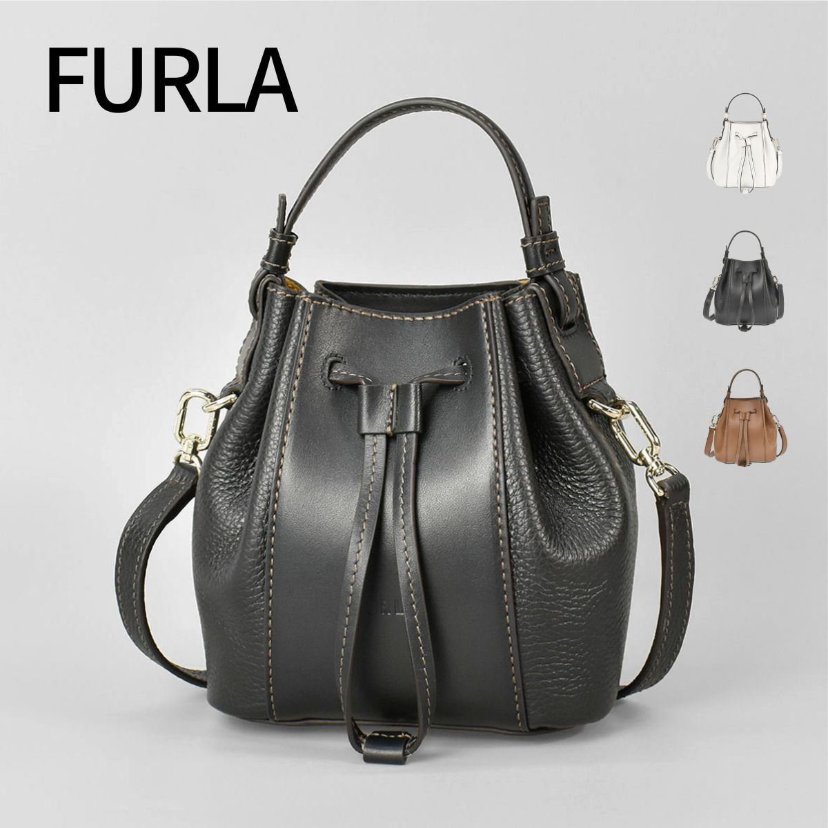 楽天市場】フルラ FURLA ハンドバッグ ミニバケットバッグ 2WAY