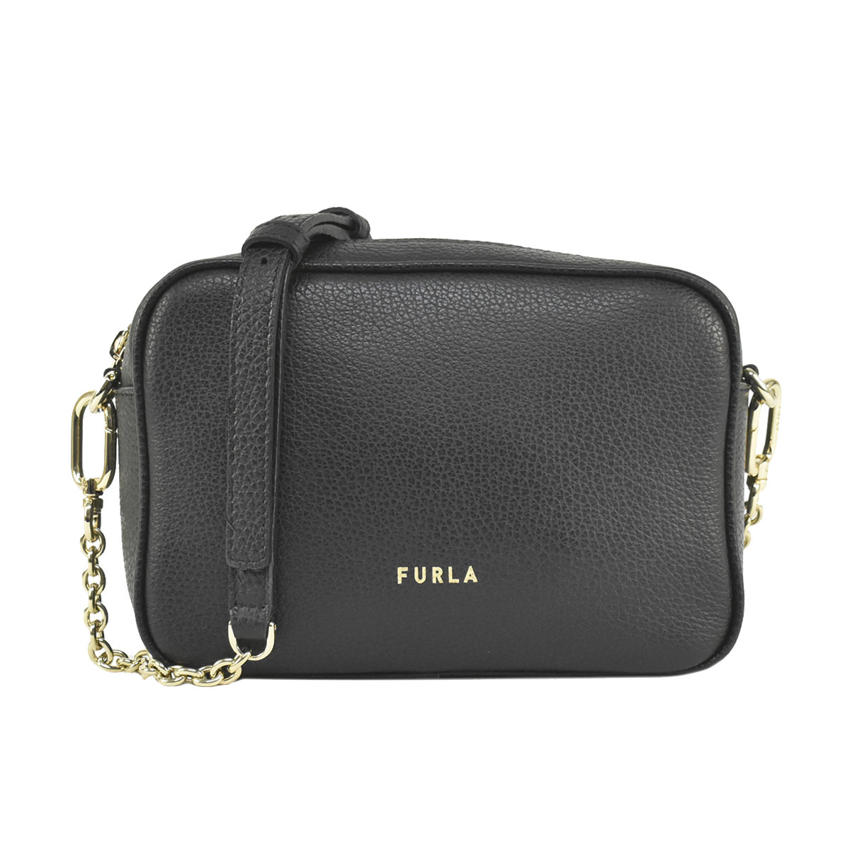 アウトレット送料無料 フルラ Furla ショルダーバッグ クロスボディ レディース チェーンショルダー シンプル ゴールド金具 ミニショルダー カメラバッグ ブラック Wb Furla Real Mini Camera Case O60 Nero 最適な価格 Www Consulacam Marseille Fr
