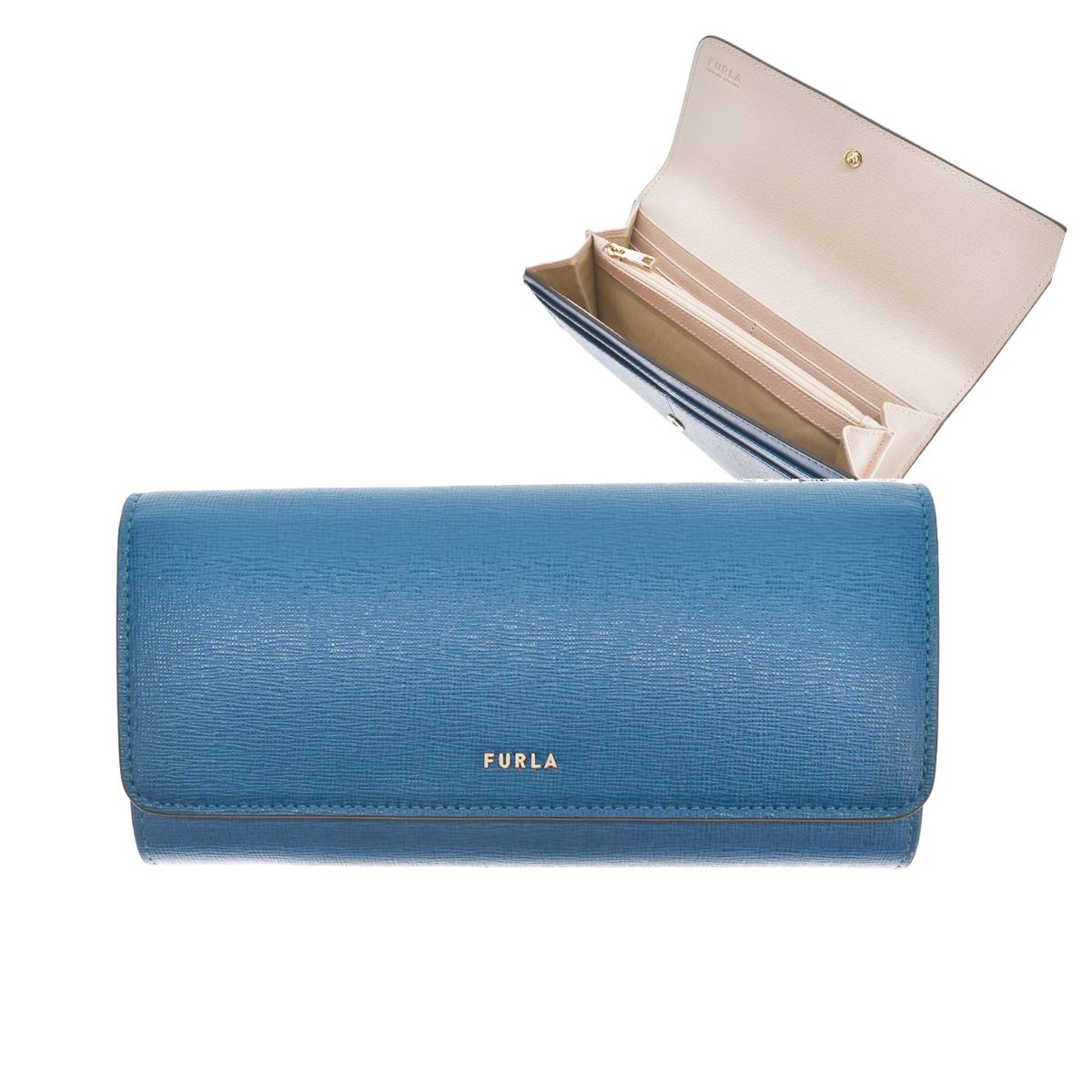 フルラ FURLA 長財布 フラップ財布 財布 バビロン BABYLON CONTINENTAL WALLET SLIM ブルー OTTANIO  BALLERINA i int. レディース PCY3UNO B30000 0873S 2021人気特価