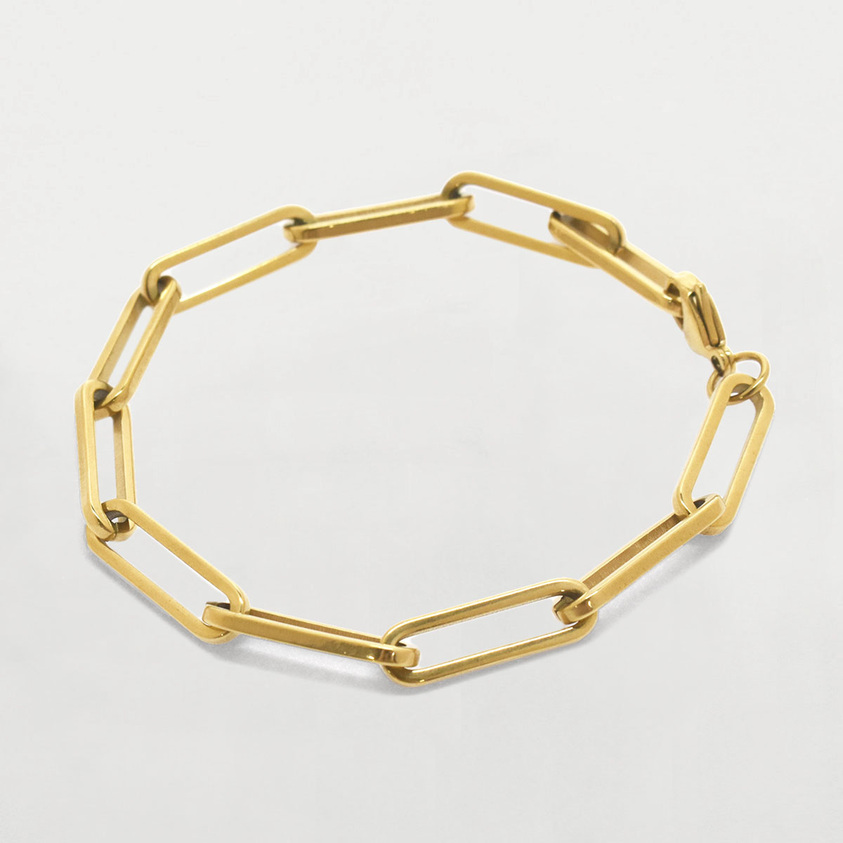 【楽天市場】シェイプススタジオ SHAPES STUDIO ブレスレット チェーンブレスレット 18Kゴールドメッキチタン THICK